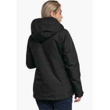 Schöffel Winterjacke 3in1 Partinello (wasserdicht, winddicht + Fleecejacke) schwarz Damen